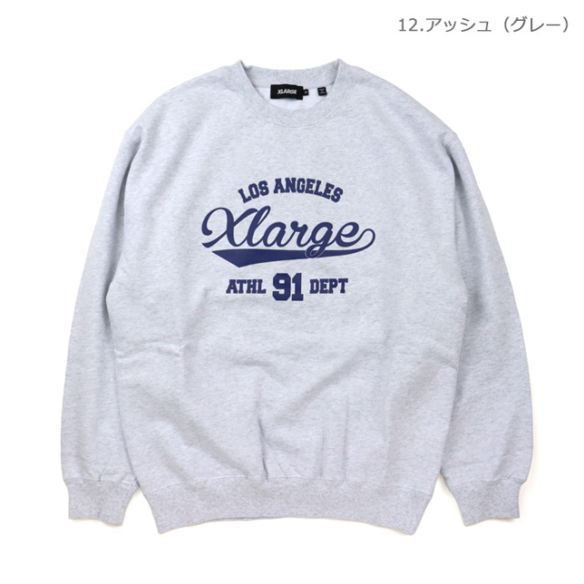 XLARGE,エクストララージ,トレーナー,スウェット,101233012001