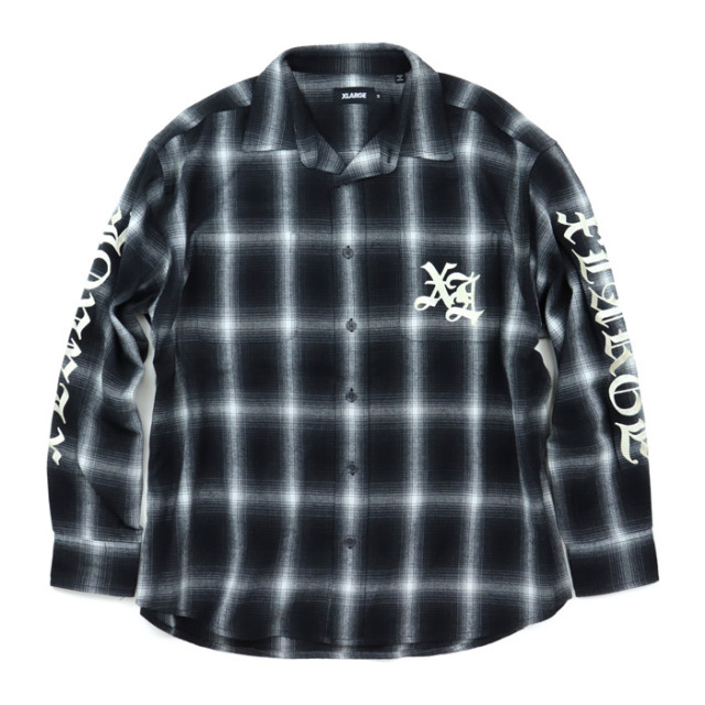 XLARGE エクストララージ シャツ オールドイングリッシュ 長袖  