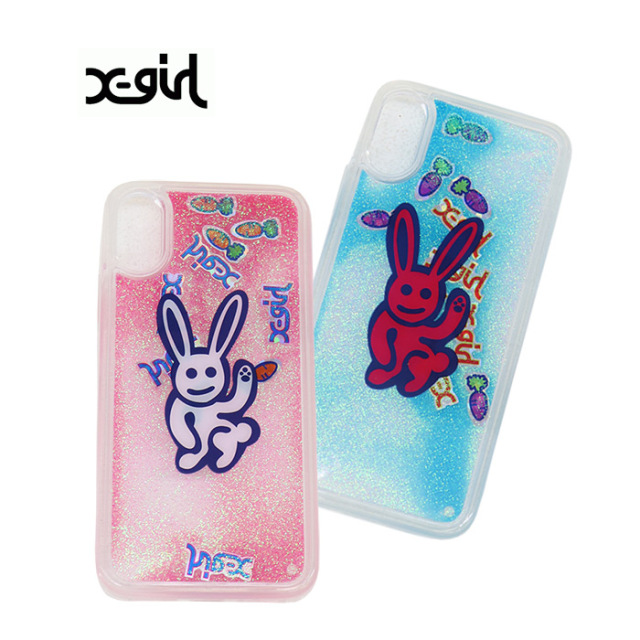 X-girl　エックスガール　　BUNNY LOVES CARROT MOBILE CASE FOR IPHONE X/XS　アイフォンケース　05193037