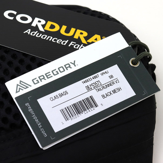 GREGROY,グレゴリー,テールランナー,ブラックメッシュ