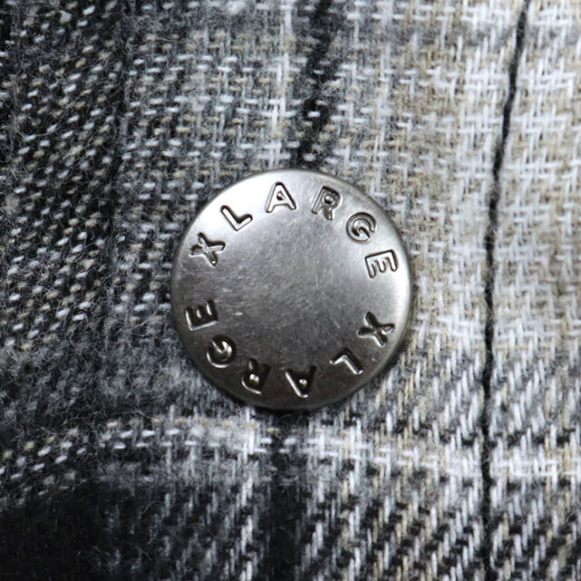 XLARGE エクストララージ シャツ フーデッドフランネルシャツ 101253014006