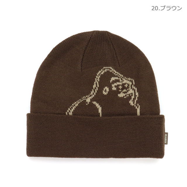 XLARGE エクストララージ ジャガードOG カフビーニー 101254051007