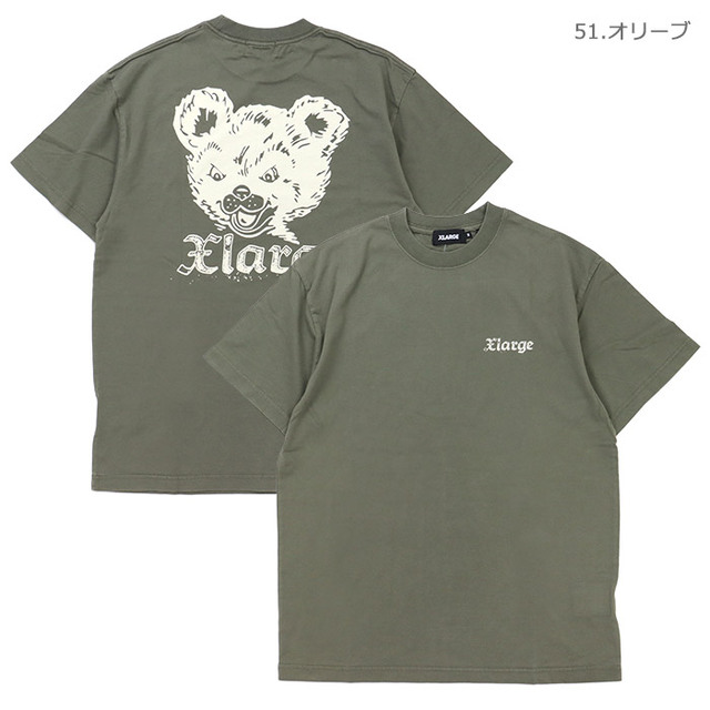 XLARGE エクストララージ Tシャツ BEAR SS TEE 半袖Tシャツ ベアー 101261011022
