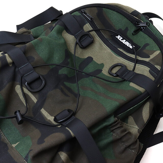 X-large エクストララージ　迷彩柄リュック XLARGE（エクストラ ラージ） リュック MULTI POCKET BACKPACK メンズ