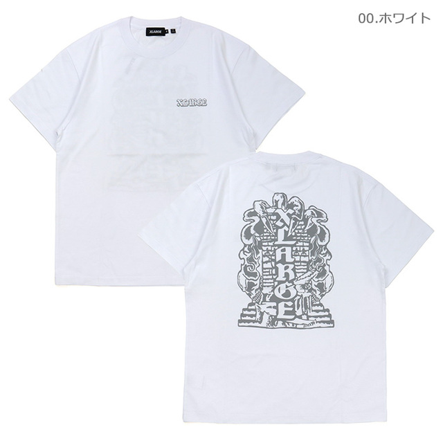 XLARGE エクストララージ Tシャツ SKULL TOWER SS TEE 半袖Tシャツ スカルタワー 101262011033
