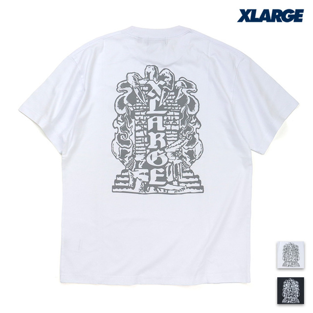 XLARGE エクストララージ Tシャツ SKULL TOWER SS TEE 半袖Tシャツ スカルタワー 101262011033