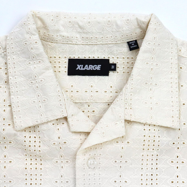 XLARGE エクストララージ 半袖レースシャツ 101262014005