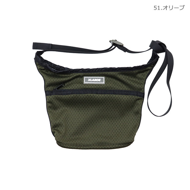 XLARGE エクストララージ バッグ MESH SHOULDER BAG メッシュ ショルダーバッグ 101262053002