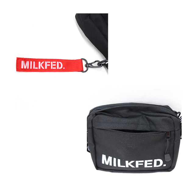 MILKFED. ミルクフェド フロントポケット ショルダーバッグ