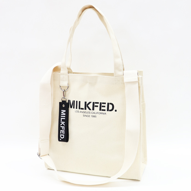 MILKFED ミルクフェド　　SQUARE 2WAY SHOULDER BAG トート ショルダー 2WAY バッグ 　103213053033
