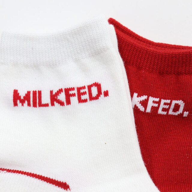 MILKFED　ミルクフェド　　MILKFED. MIDDLE SOCKS SET　ミドル丈2Pソックス 　103213054017