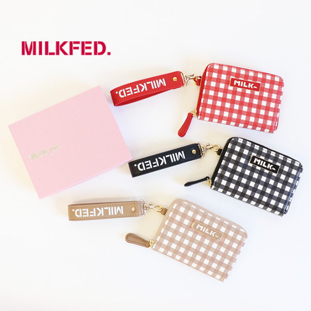 MCTミルク MILKFED ミルクフェド CHECKERED MULTI CASE MILKFED.マルチ