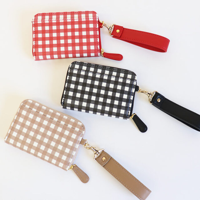 MCTミルク MILKFED ミルクフェド CHECKERED MULTI CASE MILKFED.マルチ