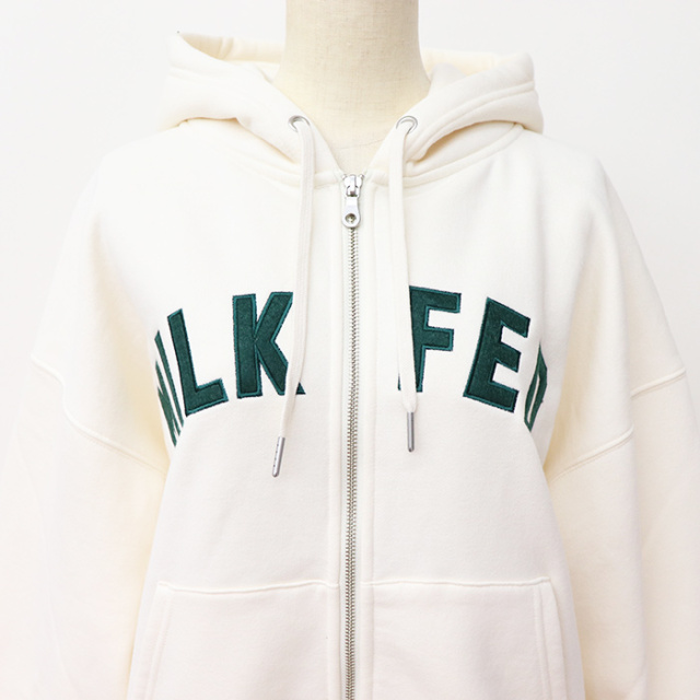 MILKFED. ミルクフェド レディース ARCH LOGO ZIP UP HOODIE MILKFED. ジップパーカー 103233012014