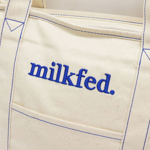 MILKFED ミルクフェド CONTRAST STITCH TOTE BAG トートバッグ