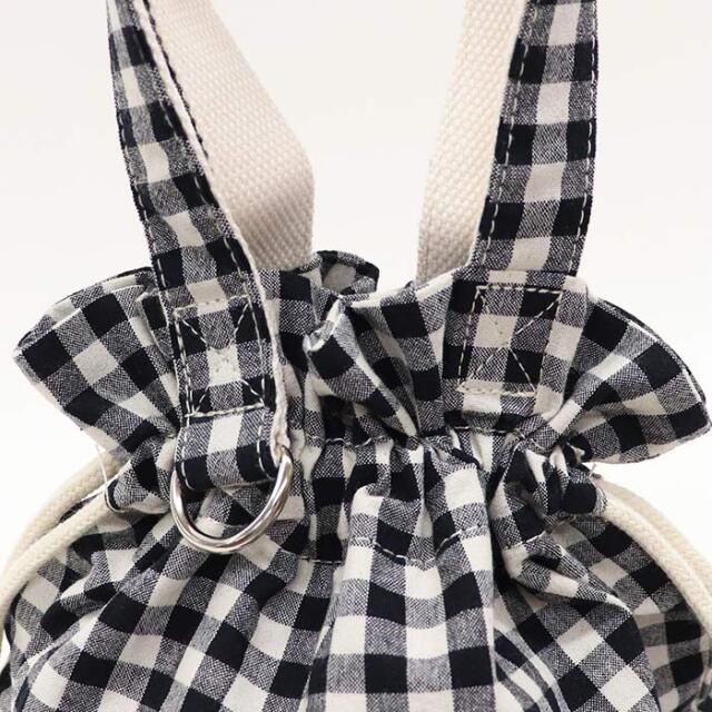 MILKFED ミルクフェド GINGHAM DRAWSTRING COOLER BAG 巾着バッグ 103241053010