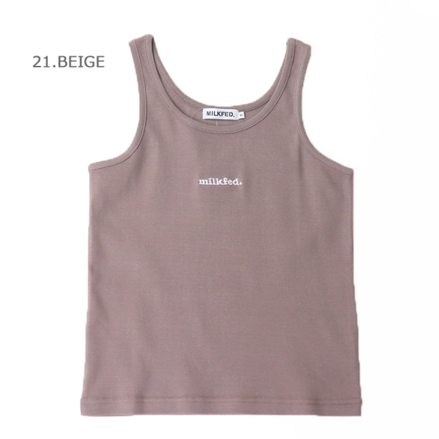 MILKFED ミルクフェド TANK TOP タンクトップ 103242013012