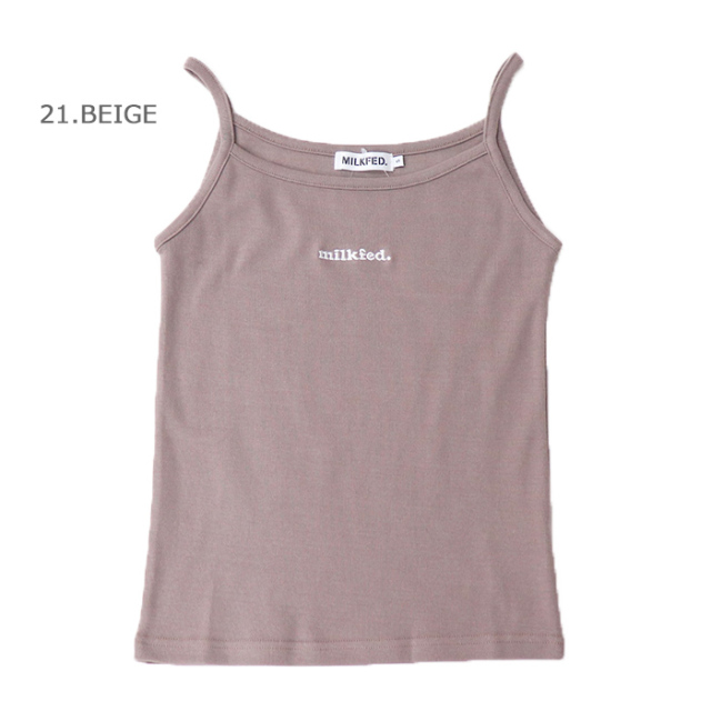 MILKFED ミルクフェド CAMISOLE キャミソール 103242013016