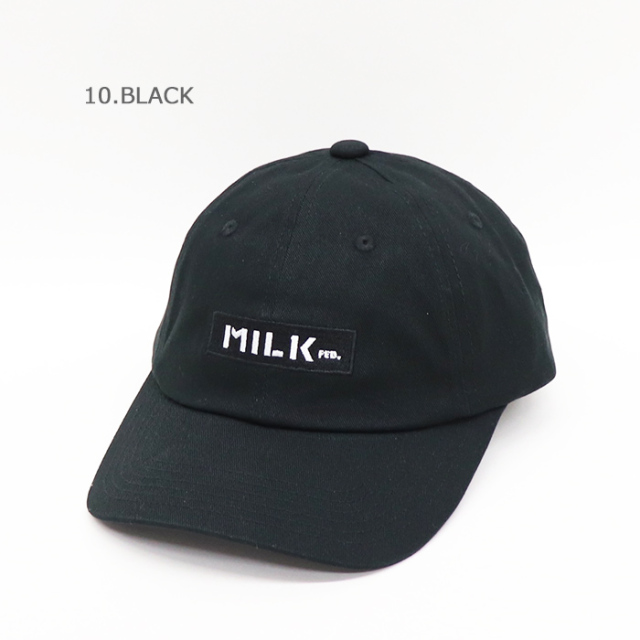 MILKFED ミルクフェド レディース BAR LOGO CAP 6パネルキャップ