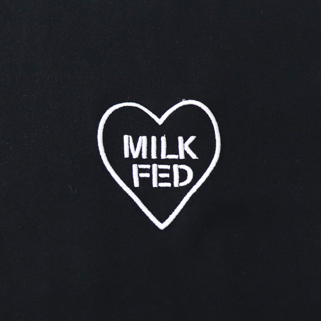 MILKFED ミルクフェド レディース PLAID LOGO WIDE S/S TEE 半袖Tシャツ103252011010