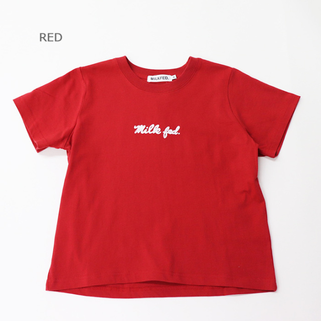 MILKFED ミルクフェド レディース MILKFED.ICING LOGO COMPACT S/S TEE