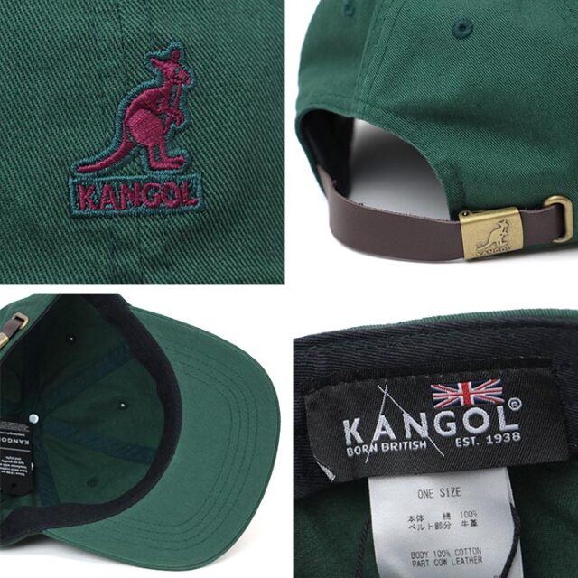 KANGOL カンゴール ウォッシュド ベースボール キャップ 105169002