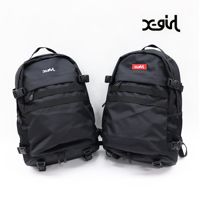 X Girl エックスガール レディース Mills Logo Adventure Backpack アドベンチャーバッグパック