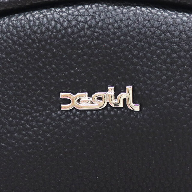 X-girl エックスガール レディースFAUX LEATHER MINI DAY PACK フェイクレザーミニデイパック　105215053006