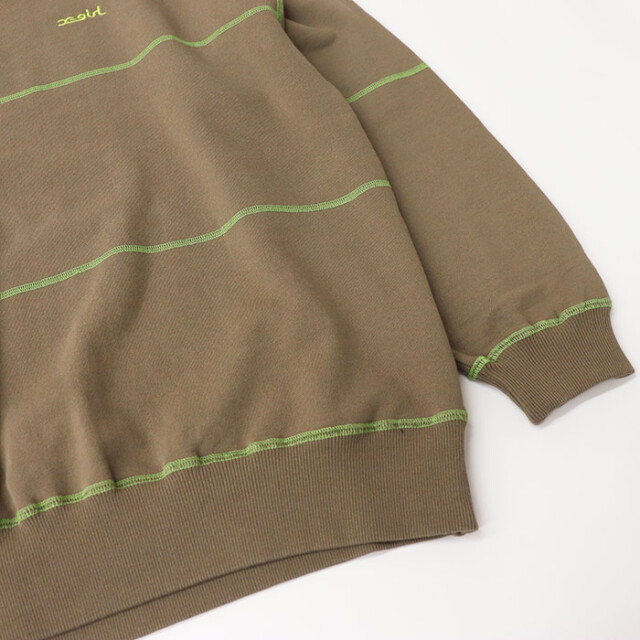 X-girl エックスガール レディース CONTRAST STITCH SWEAT TOP X-girl スウェットトップス 105233012002
