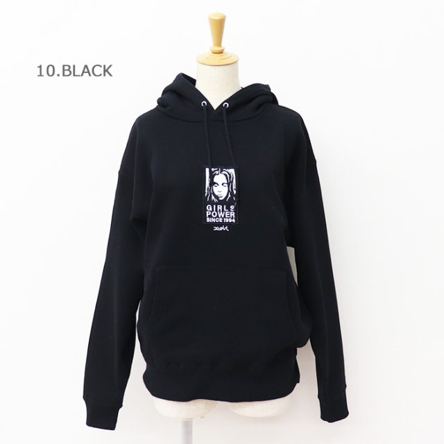 X-girl エックスガール レディース FACE PATCH SWEAT HOODIE スウェットパーカー 105234012020