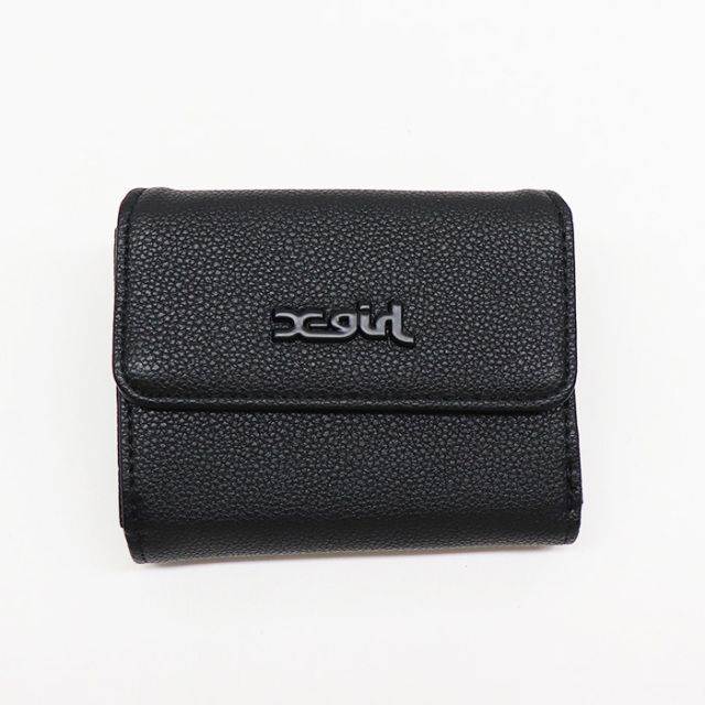 X-girl エックスガール FAUX LEATHER MINI WALLET 三つ折りウォレット 105234054017