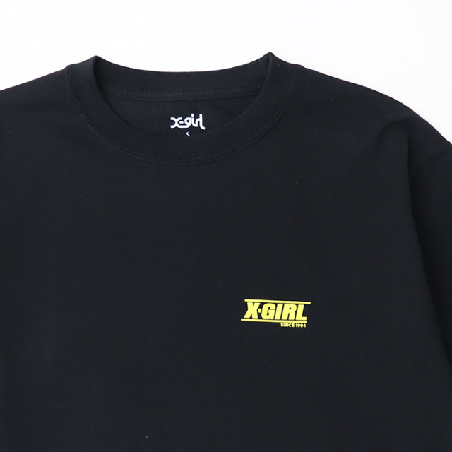 X-girl エックスガール レディース TWO TONE RABBIT S/S TEE X-girl 半袖Tシャツ 105241011022