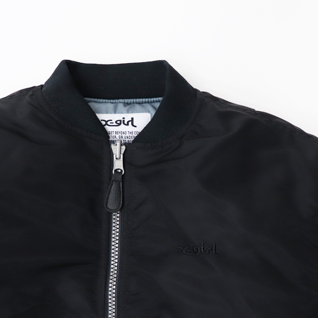 X-girl エックスガール レディース PANELED FUR REVERSIBLE MA-1