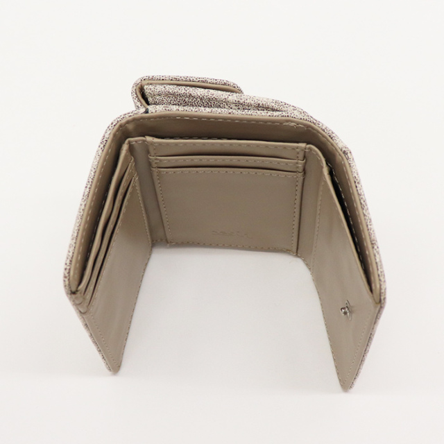 X-girl エックスガールDISTRESSED FAUX LEATHER MINI WALLET 三つ折りウォレット 105244054012