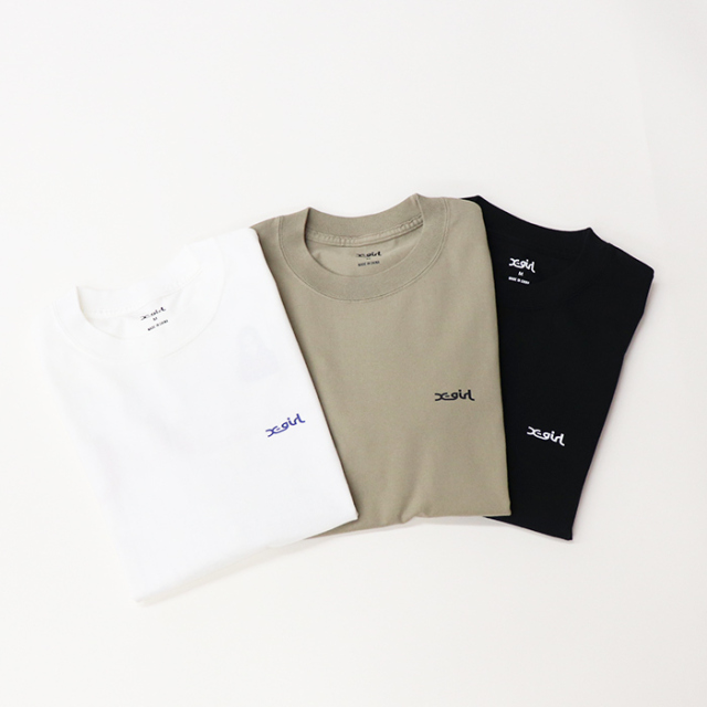 X-girl エックスガール レディース REPEAT MILLS LOGO S/S TEE X-girl 半袖Tシャツ 105252011005