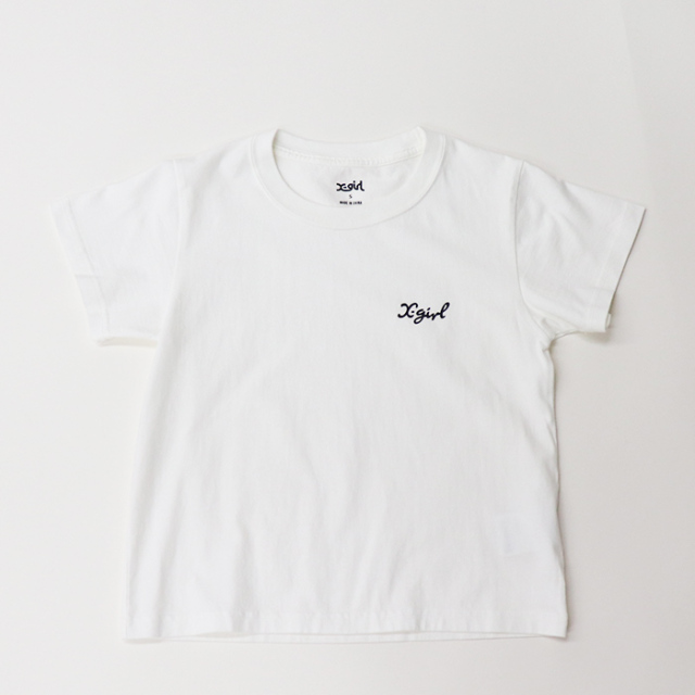 X-girl エックスガール レディース LOGO AND BUTTERFLY 2P S/S