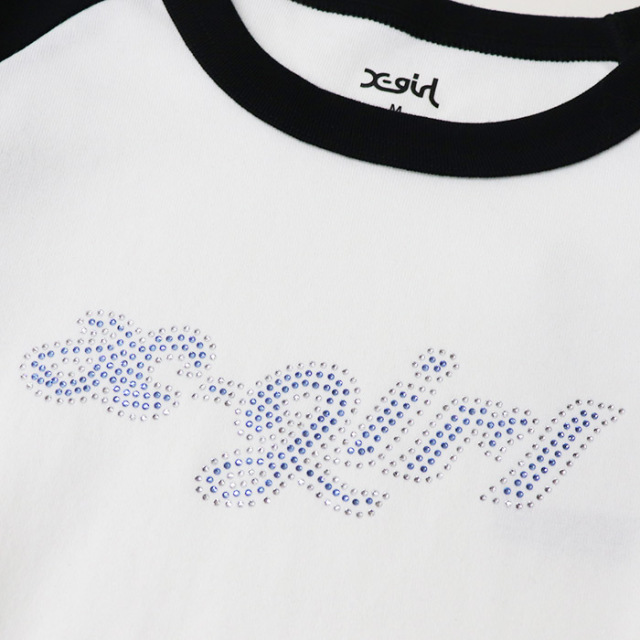 【X-girl】Pixel FLOWER LOGO Baby L/S TEE X-girl - 【X-girl】Pixel FLOWER LOGO Baby L/S TEEの通販 by ☆t.y