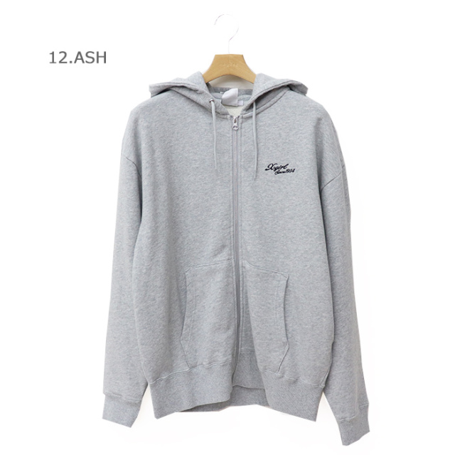 X-girl エックスガール レディース FACE BOX PATCH ZIP UP SWEAT HOODIE ジップパーカー05253012005