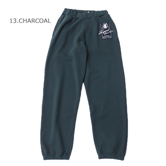 X-girl エックスガール レディース FACE BOX PATCH SWEAT PANTS