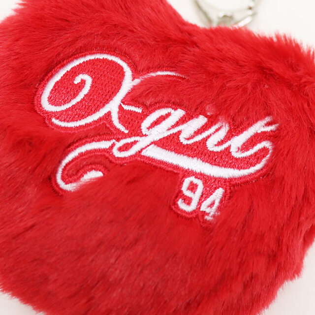 X-girl エックスガール PADDED HEART KEY CHARM X-girl キーチャーム 105253054003