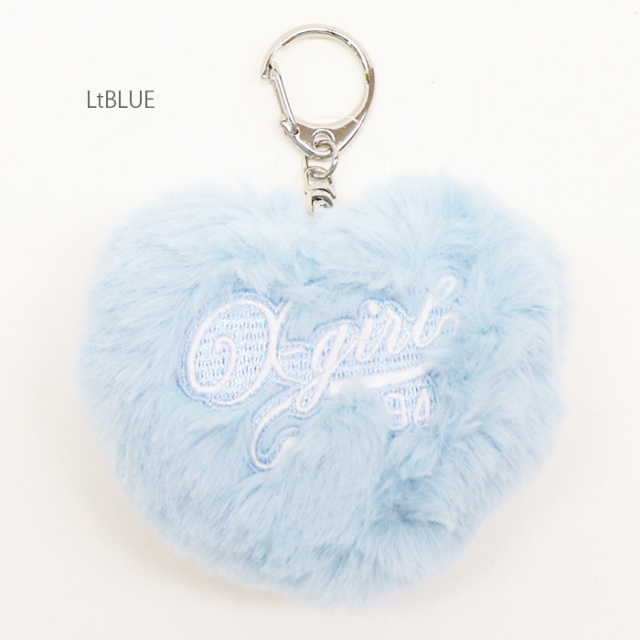 X-girl エックスガール PADDED HEART KEY CHARM X-girl キーチャーム 105253054003