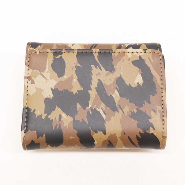 X-girl エックスガール MILLS LOGO FAUX LEATHER MINI WALLET 三つ折りウォレット 105253054012