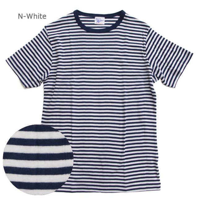 Miller ミラー メンズ パネルリブ 半袖Tシャツ 109C