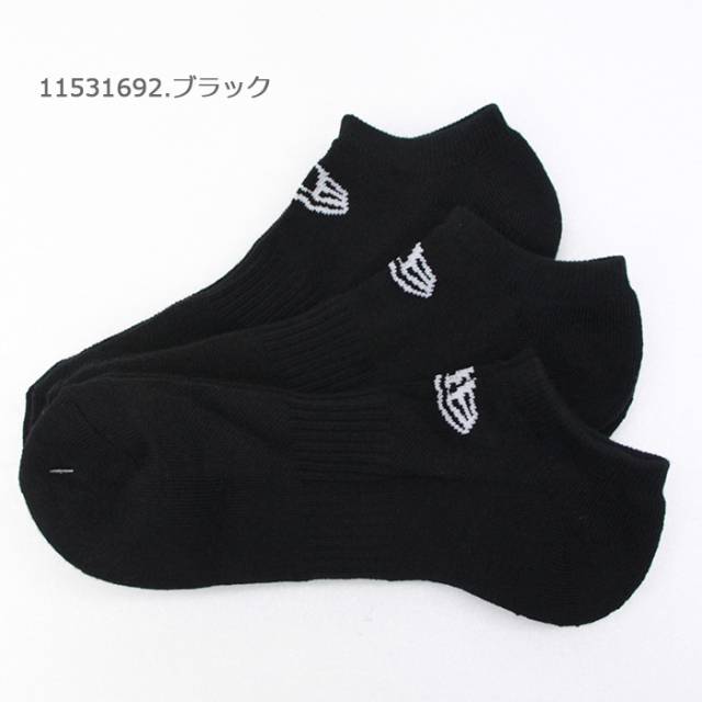 NEWERA,ニューエラ,3Pソックス,ショートソックス,11531690,11531692
