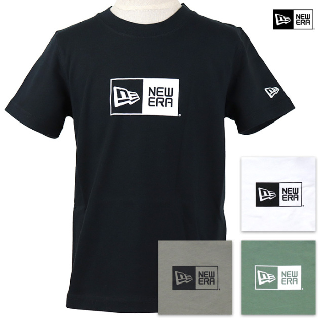 Newera ニューエラ キッズ 半袖コットンtシャツ レギュラーフィット ボックスロゴ