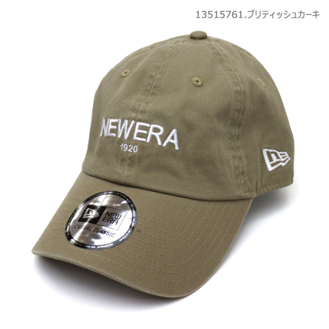NEWERA,ニューエラ,帽子,ローキャップ,カジュアルクラシック