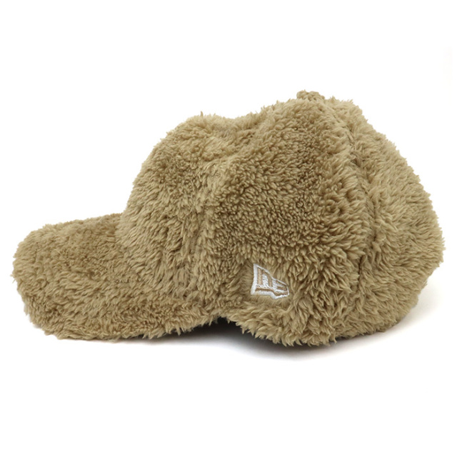 ニューエラ NewEra 9TWENTY ミンクフリース ベージュ 9TWENTY Mink Fleece ミンクフリース Metal Logo ライトベージュ