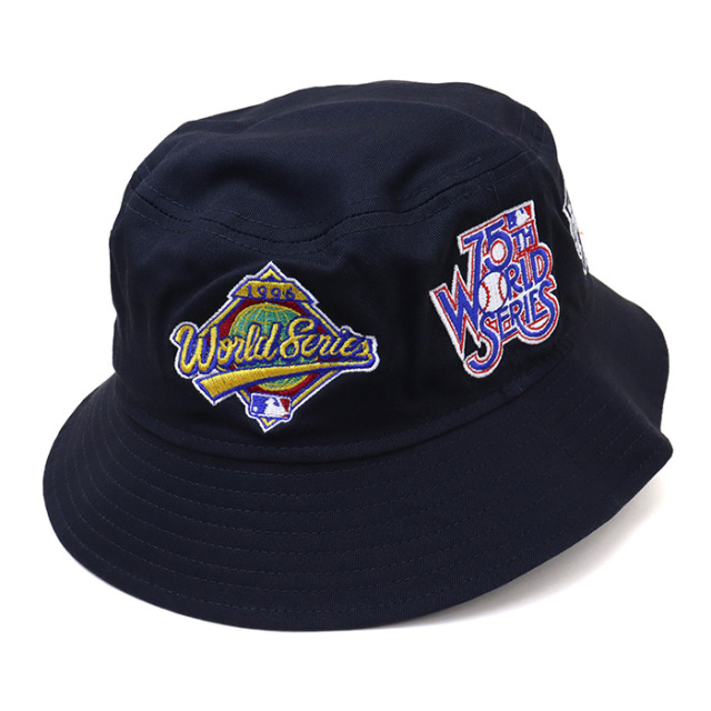 ニューエラ ハット バケット01 MLB Many Patch MLBメニーパッチ