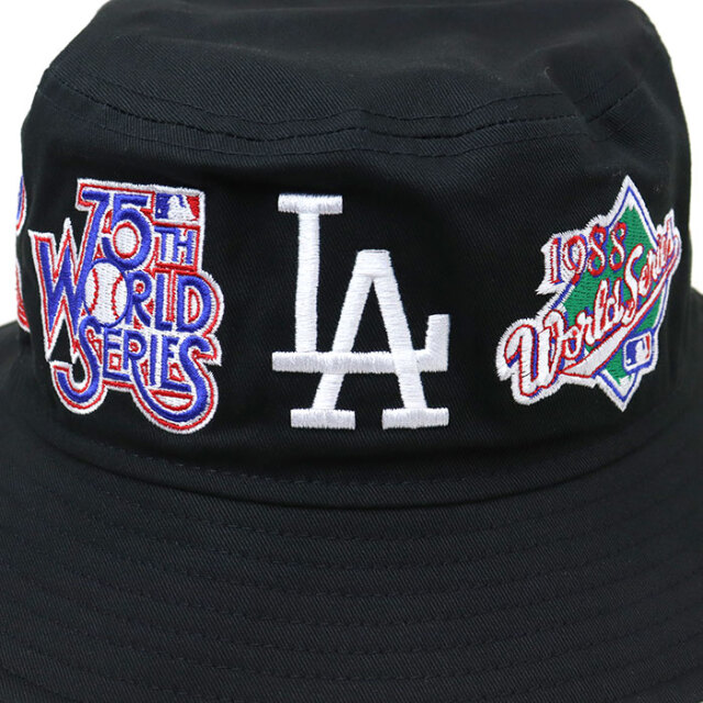 ニューエラ ハット バケット01 MLB Many Patch MLBメニーパッチ