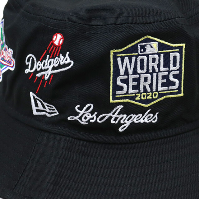 ニューエラ ハット バケット01 MLB Many Patch MLBメニーパッチ